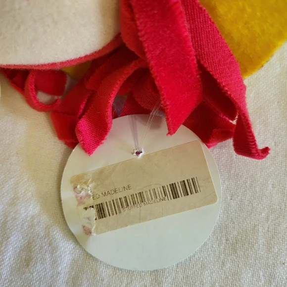 Madeline 13" Yellow Felt Coat & Hat Soft Plush Doll Embroidered Collectible 2016 - Picture 5 of 7